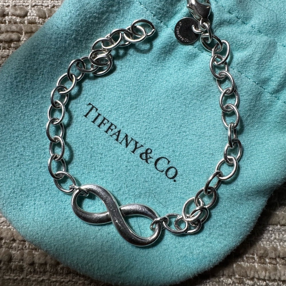 Tiffany & Co. Silver Infinity Chain Bracelet